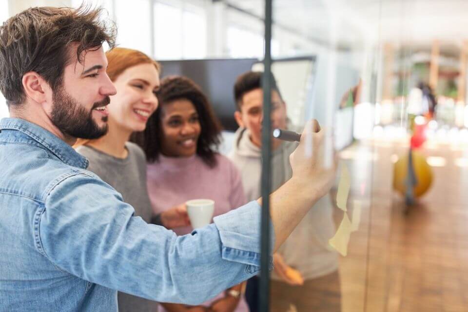 Zespół marketingowy pracujący z Salesforce Marketing Cloud