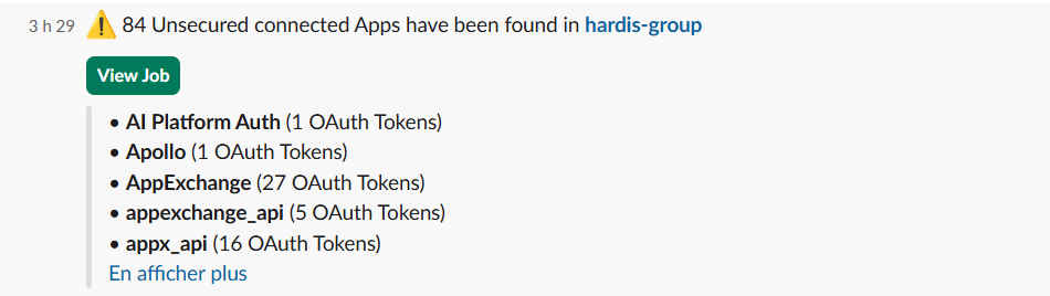 Connected Apps Monitoring