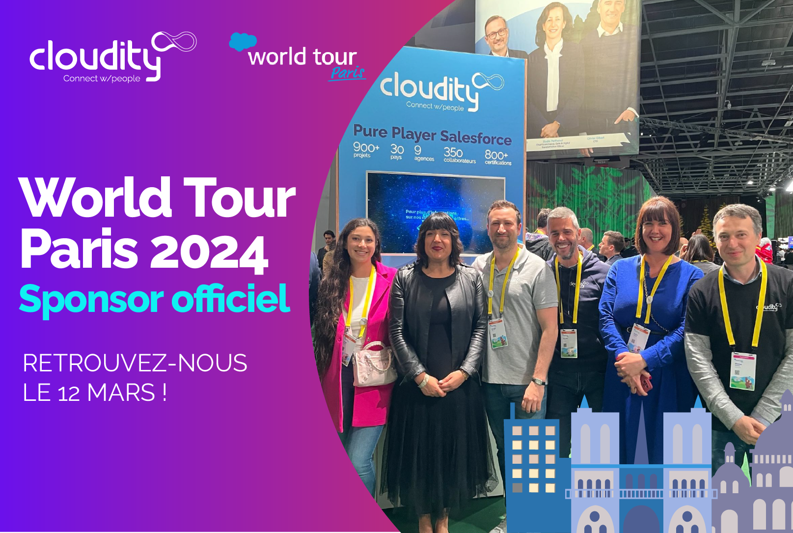 Cloudity est sponsor du Salesforce World Tour Paris