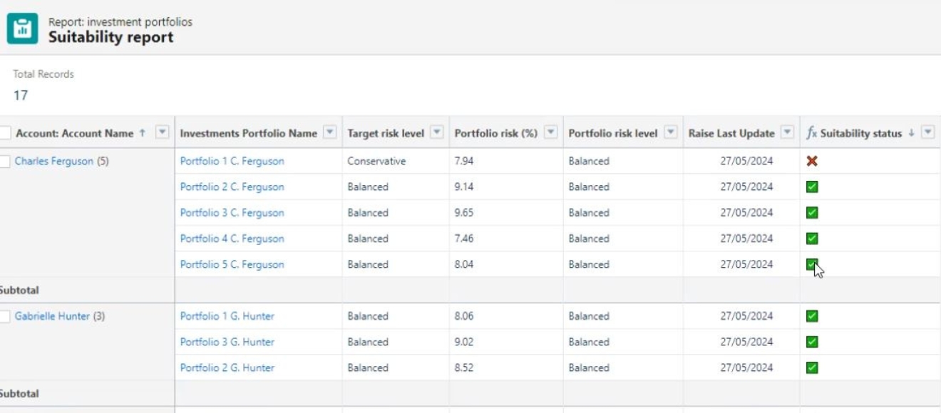 Connecteur Salesforce Smart Risk